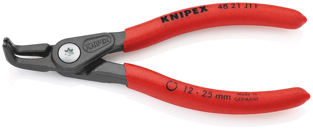 Knipex Precisie-borgveertang voor binnenringen in boringen | Anti-slip kunststof bekleed - 48 21 J11 SB