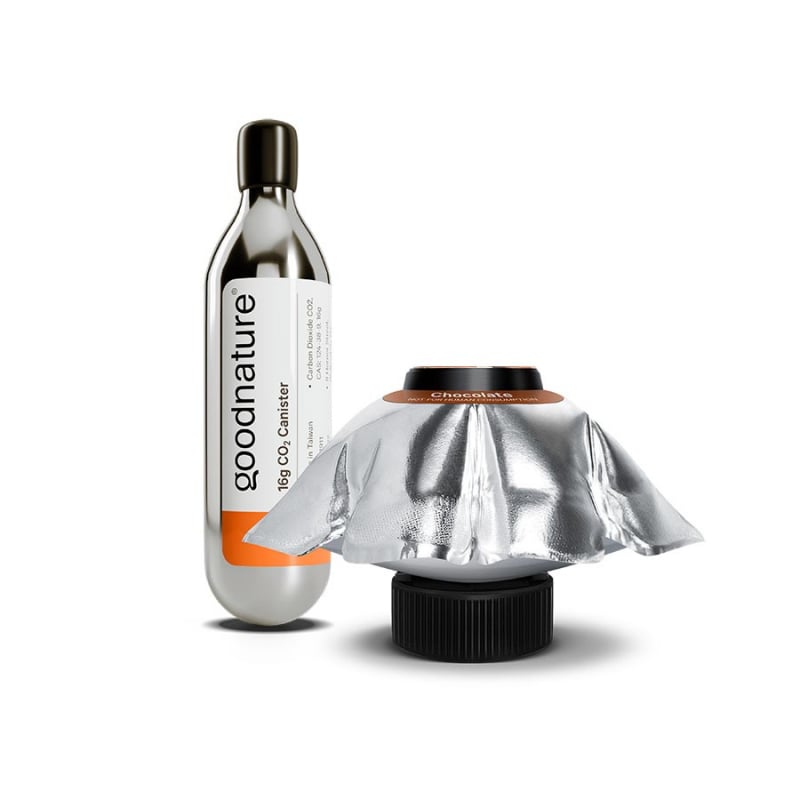 Goodnature 6 maanden navulpakket voor A24-Chocolade | 1x CO2-capsule | inclusief lokaaspomp - 483124
