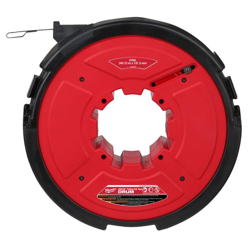 Milwaukee Accessoires 240&apos; 1/8" Staal trekkabel trommel - 48445178