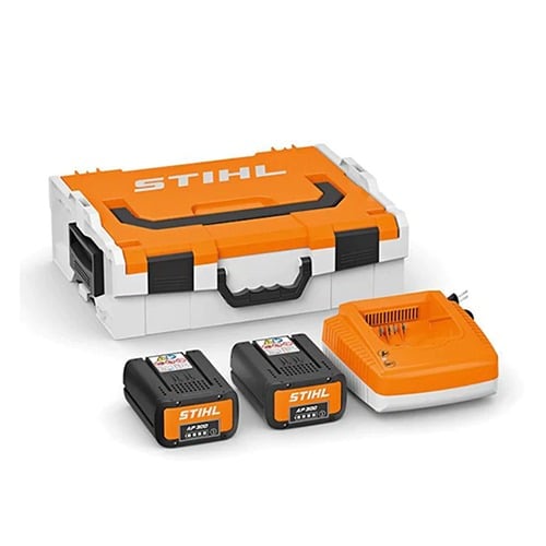 Stihl Battery Box | 2x Accu AP 300 S + 1x AL 501 Snellader - 48502000032