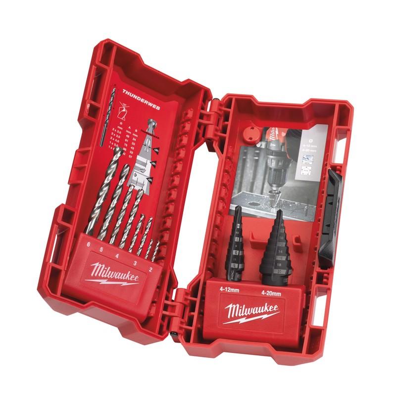 Milwaukee Accessoires Step Drill / Th.Web Combo Set - 48899350