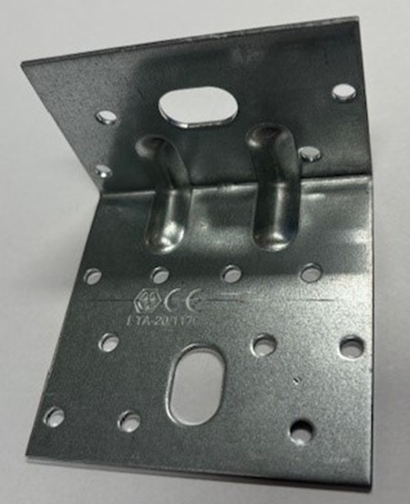 Waelbers Hoekanker m/2 ril 80x50x80mm, sendzimir (SV) - 50 Stuk(s) - 490024EAN.11