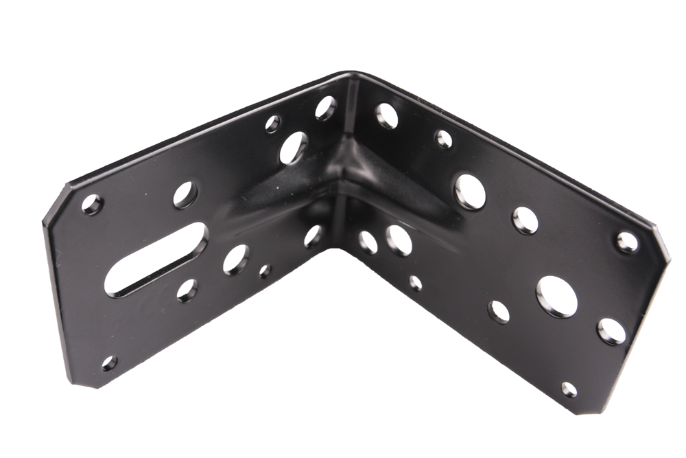 Waelbers Hoekanker m/ril 90x90x60mm zwart - 10 Stuk(s) - 4907.05