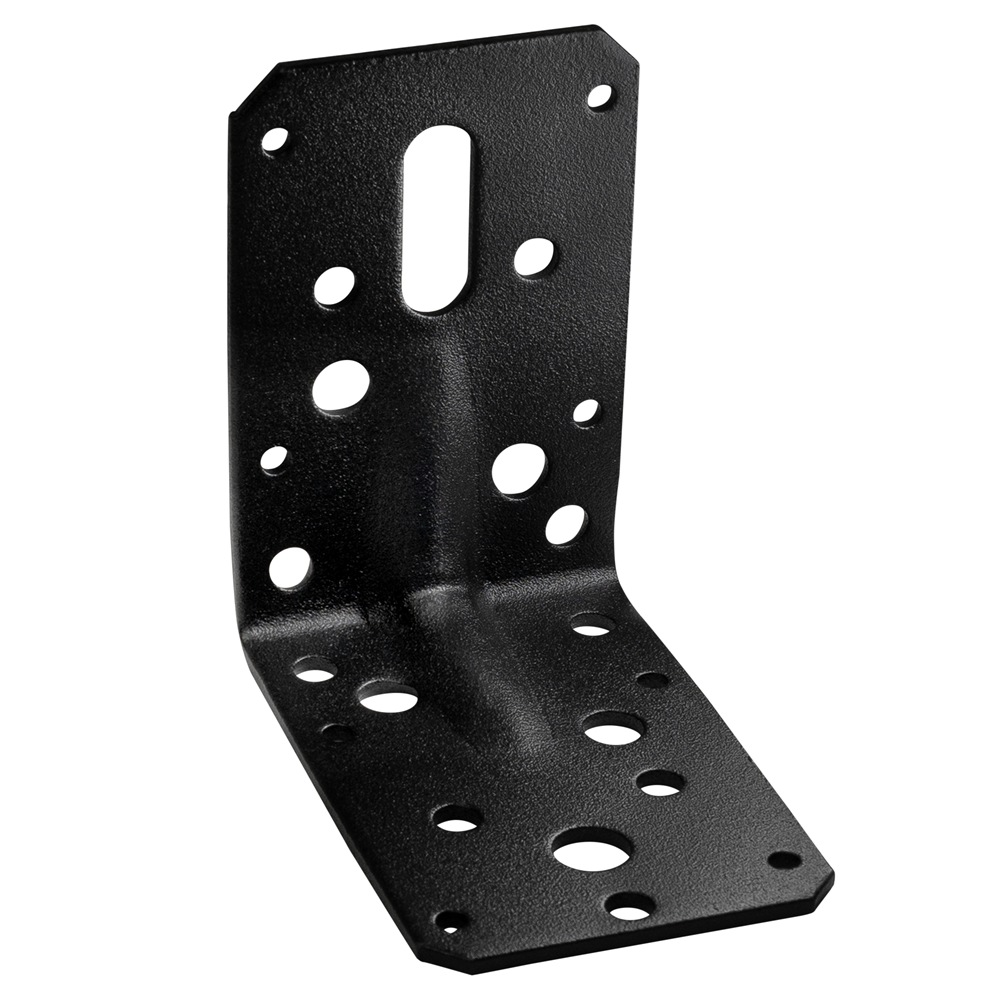 Waelbers Hoekanker m/ril 90x90x60mm zwart TXT - 10 Stuk(s) - 4908.05