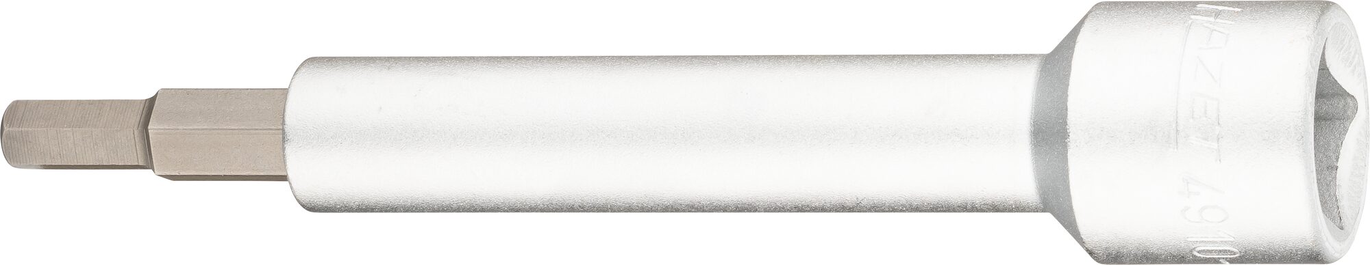 HAZET Verlengstuk 4910-6 · 1/2 inch (12,5 mm) vierkant hol · Binnen-zeskant-profiel · SW 6 mm