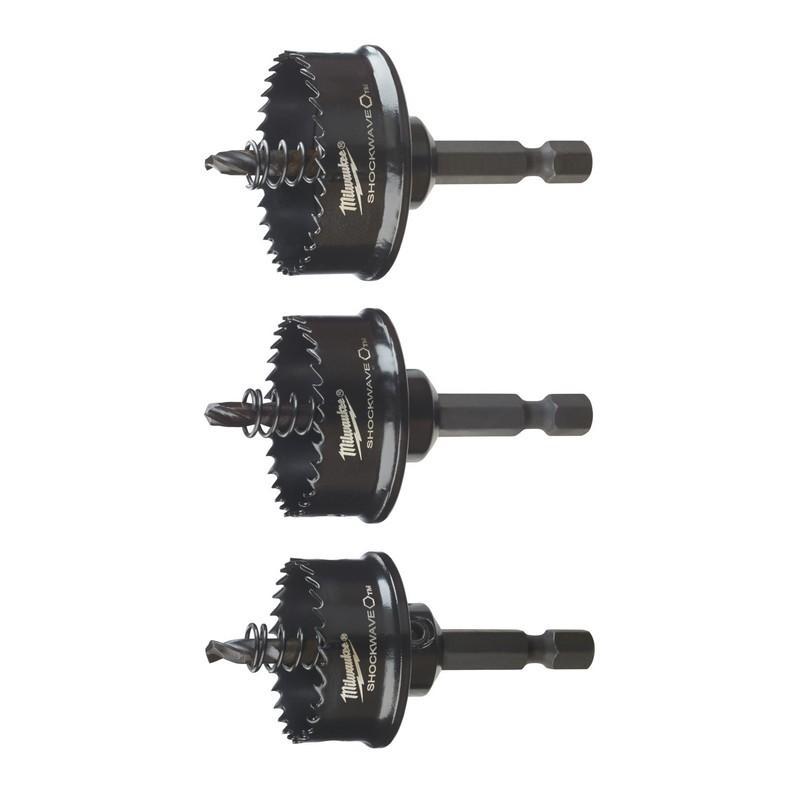 Milwaukee Accessoires Shockwave gatzaag SET 22 / 29/ 35 mm - 49224800
