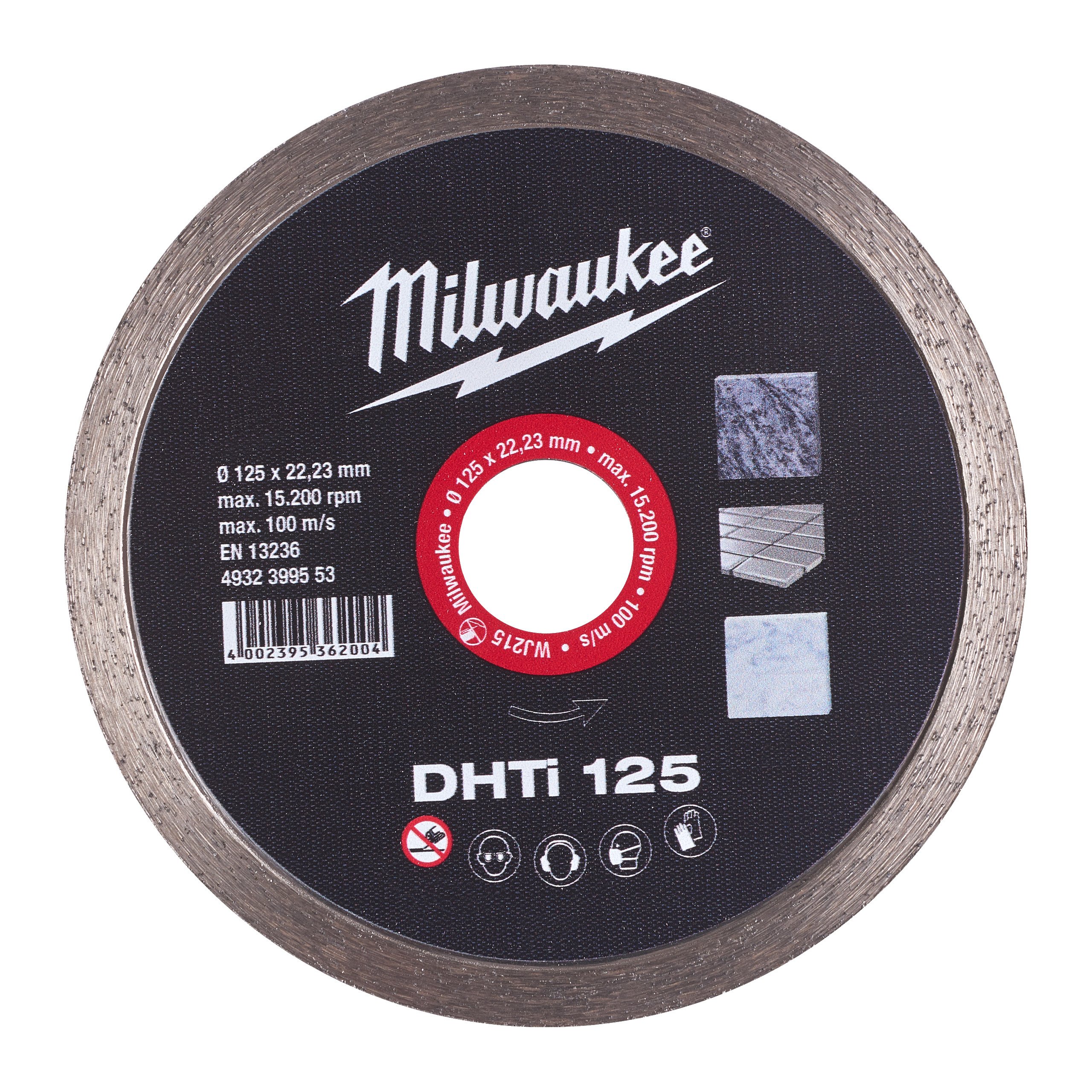 Milwaukee Accessoires Diamantdoorslijpschijf DHTi 125 - 4932399553