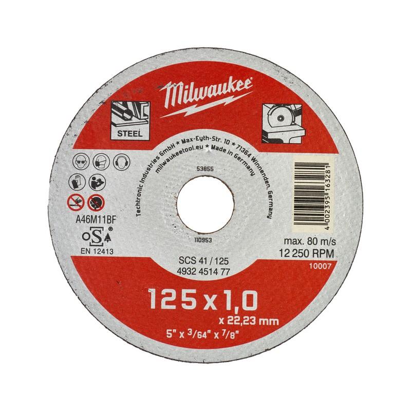 Milwaukee Accessoires metaaldoorslijpschijf Baliedisplay SCS 41/125 (1) (200 st.) - 4932451478