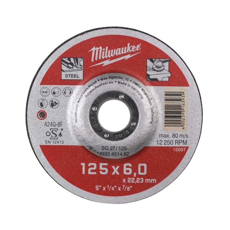 Milwaukee Accessoires metaalafbraamschijf SG 27/125 (6) - 25 stuks - 4932451482