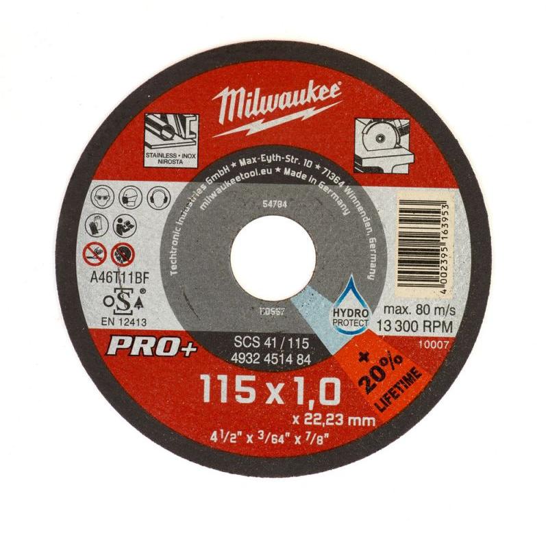 Milwaukee Accessoires Metaaldoorslijpschijf SCS41 115 x 1 mm PRO+ - 50 stuks - 4932451484
