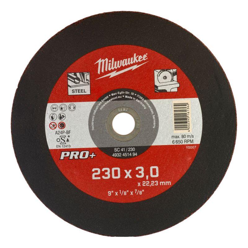 Milwaukee Accessoires Metaaldoorslijpschijf SC41 230 x 3 mm PRO+ - 25 stuks - 4932451494