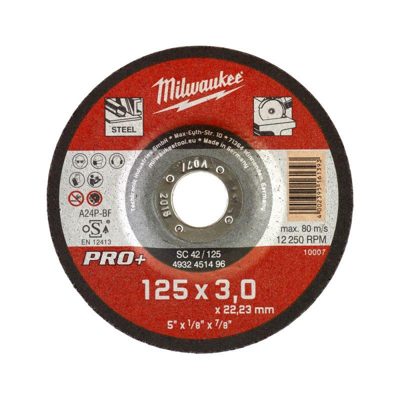 Milwaukee Accessoires Metaaldoorslijpschijf SC42 125 x 3 PRO+ - 25 stuks - 4932451496