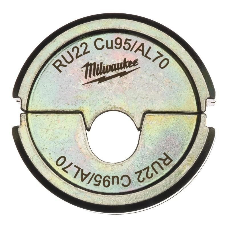 Milwaukee Accessoires Persvorm RU22 Cu95/AL70 - 4932451784