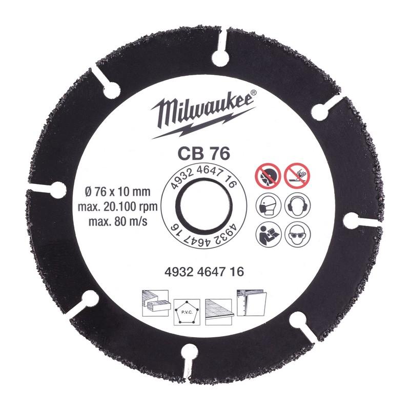 Milwaukee Accessoires Carbide Blad 76 mm - 1pc - 4932464716