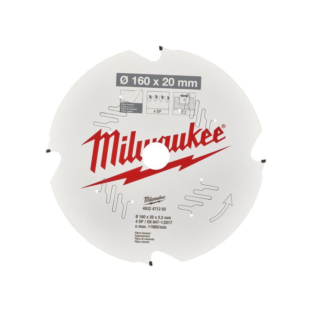 Milwaukee Accessoires Cirkelzaagblad P FC 160x20x2,2x4D - 4932471293
