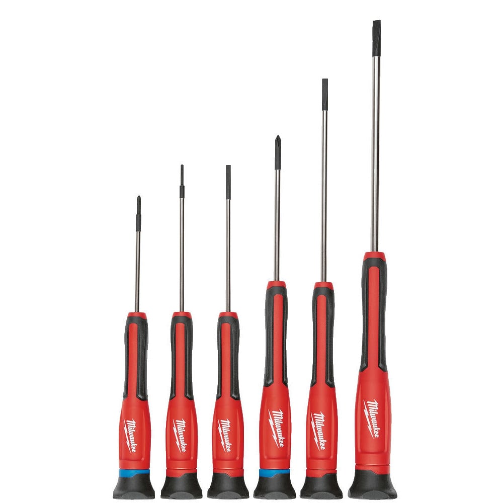 Milwaukee Accessoires 6pc Precision Schroevendraaier Set - 4932471869