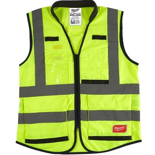 Milwaukee Accessoires Premium hi-vis veiligheidshesje klasse 2 | Geel | 2XL/3XL | 1 stuk - 4932471897