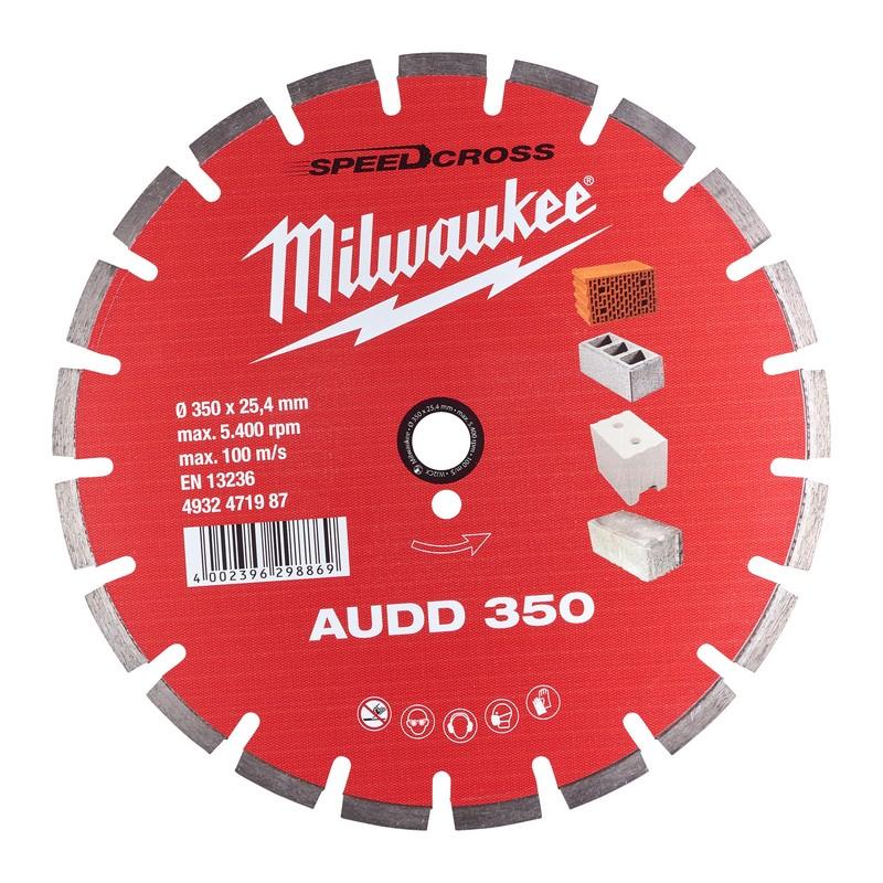 Milwaukee Accessoires DIAMOND CUTT.WHEEL DiaBl AUDD 350 - 1 pc - 4932471987