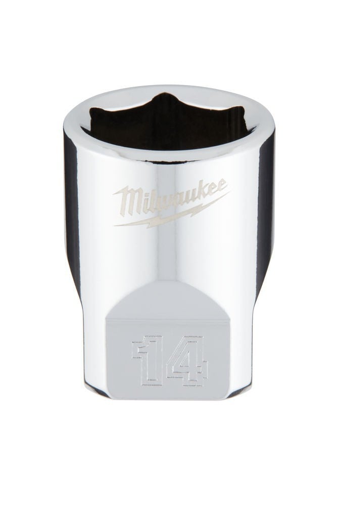 Milwaukee Accessoires 1/4 Ratel Dop ,Metrisch standaard -14MM - 4932478322