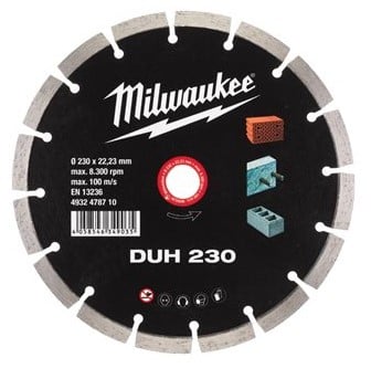 Milwaukee Accessoires Diamant High Performance Blad - CIS Professional DUH 230 mm - 1 pc - 4932478710