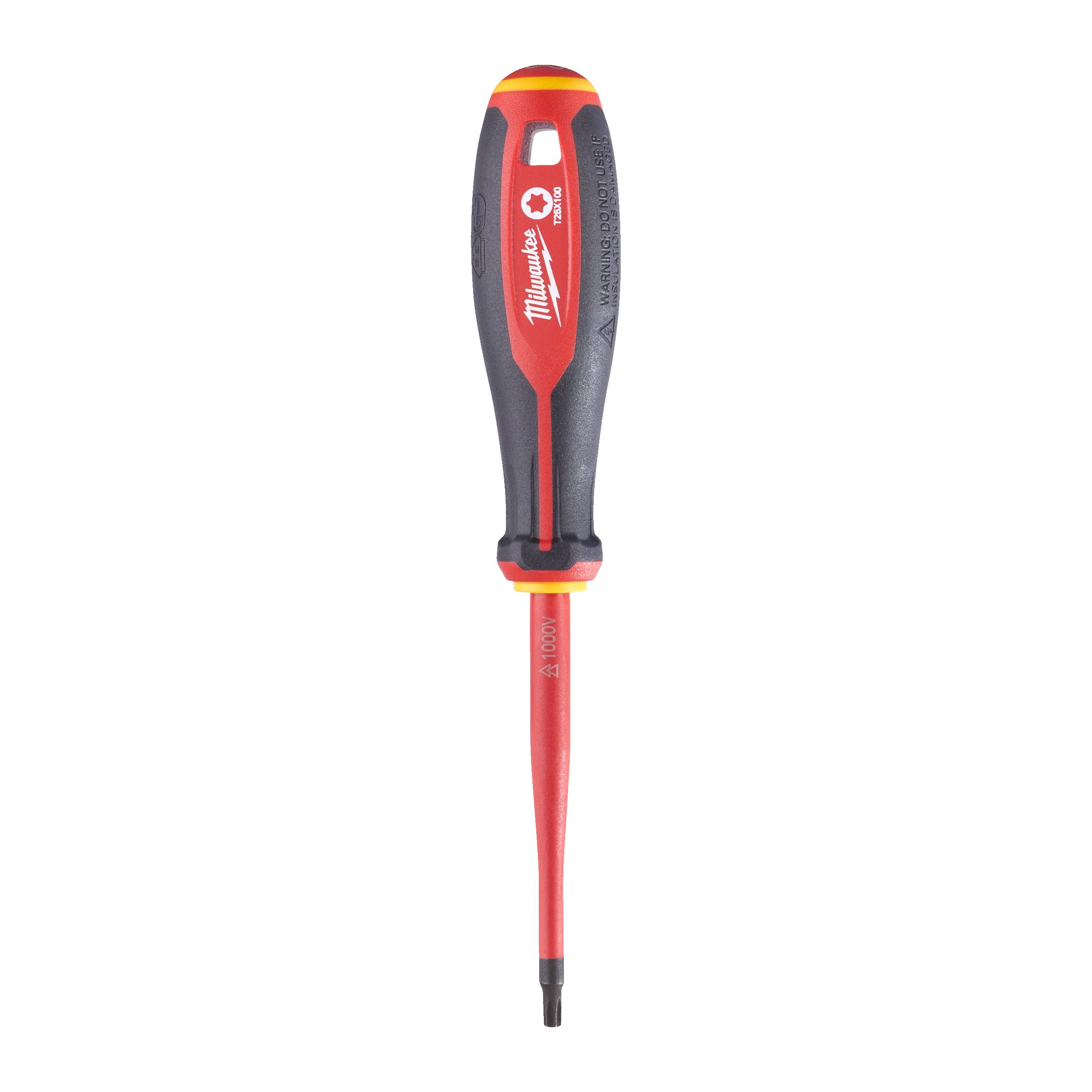 Milwaukee Accessoires Tri-Lobe VDE Schroevendraaier T25 X100 - 4932478731