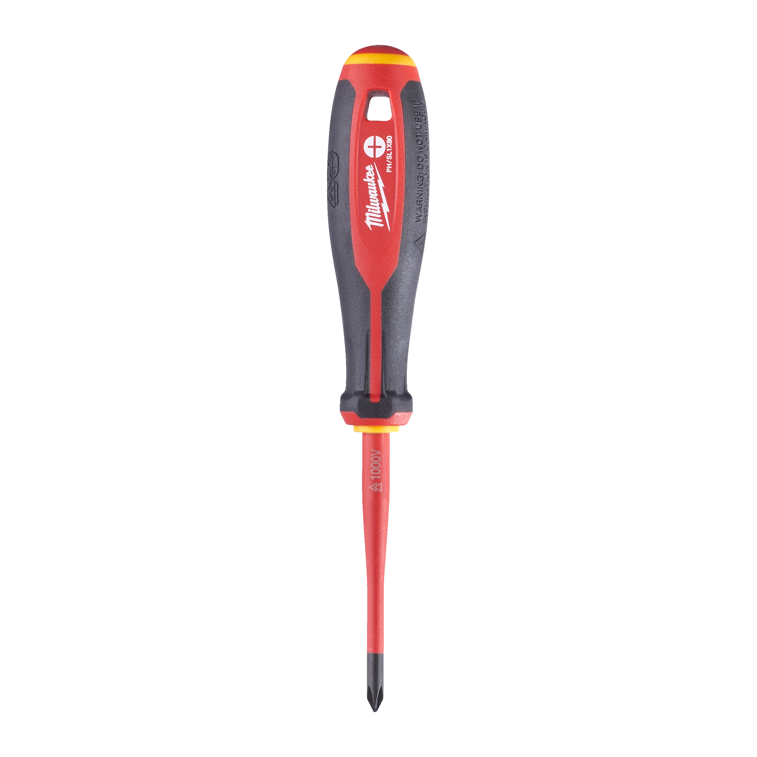 Milwaukee Accessoires Tri-Lobe VDE Schroevendraaier PH/S L1 X80 - 4932478733