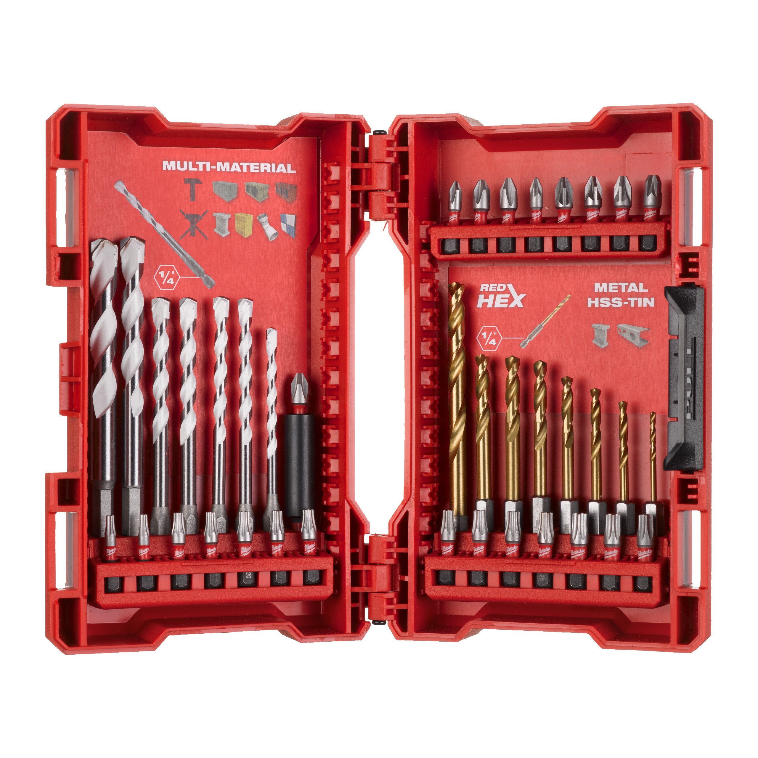 Milwaukee SHOCKWAVE™ Boor & Slagwerkset | 39 stuks - 4932479854