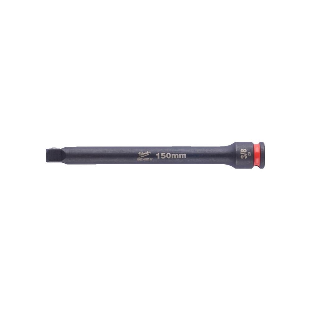 Milwaukee Accessoires Slagdop extentie SHOCKWAVE 3/8" 150mm | 1 stuk - 4932480297