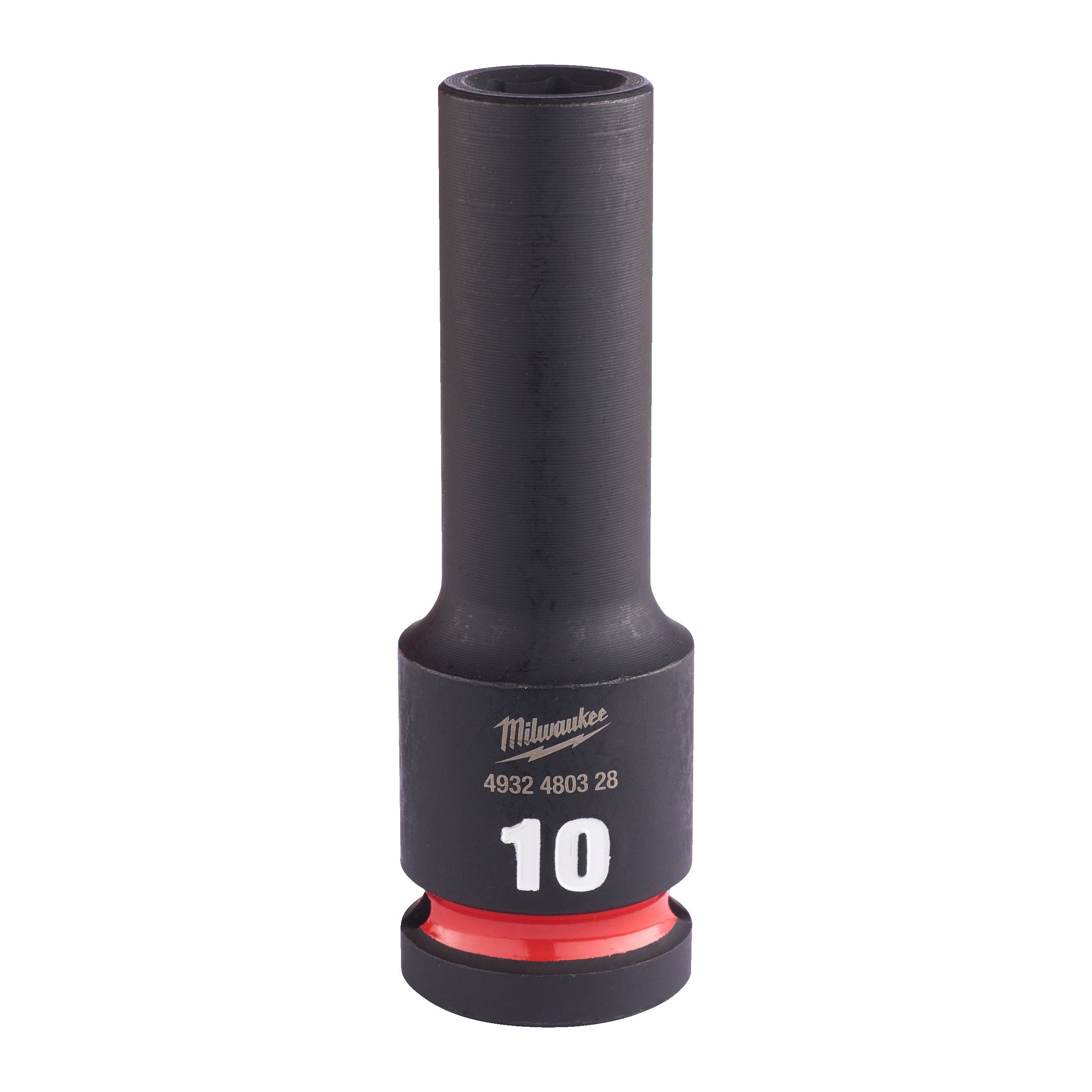 Milwaukee Accessoires SHOCKWAVE Krachtdop 1/2" lang 10 mm | 1 stuk - 4932480328