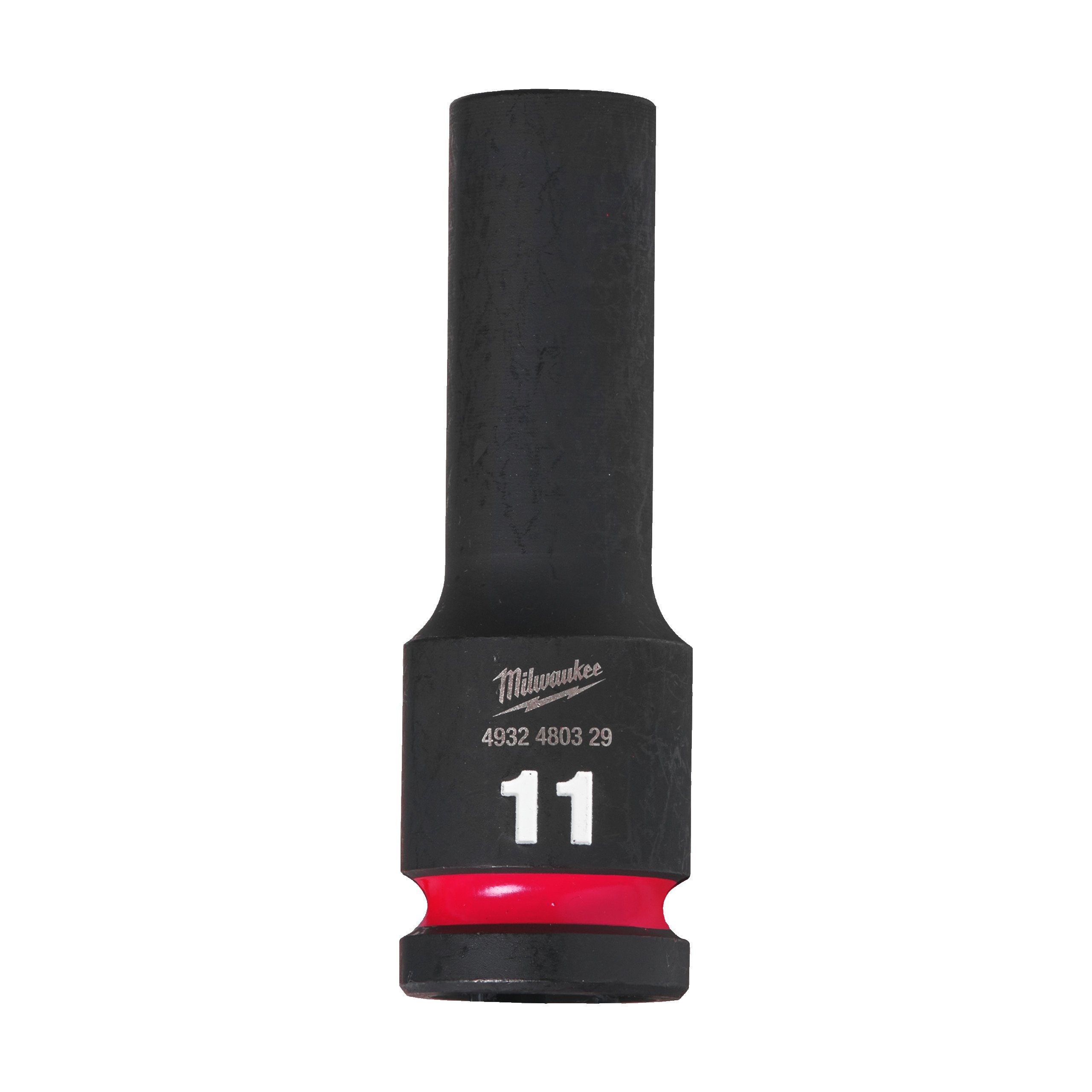 Milwaukee Accessoires SHOCKWAVE Krachtdop 1/2" lang 11 mm | 1 stuk - 4932480329