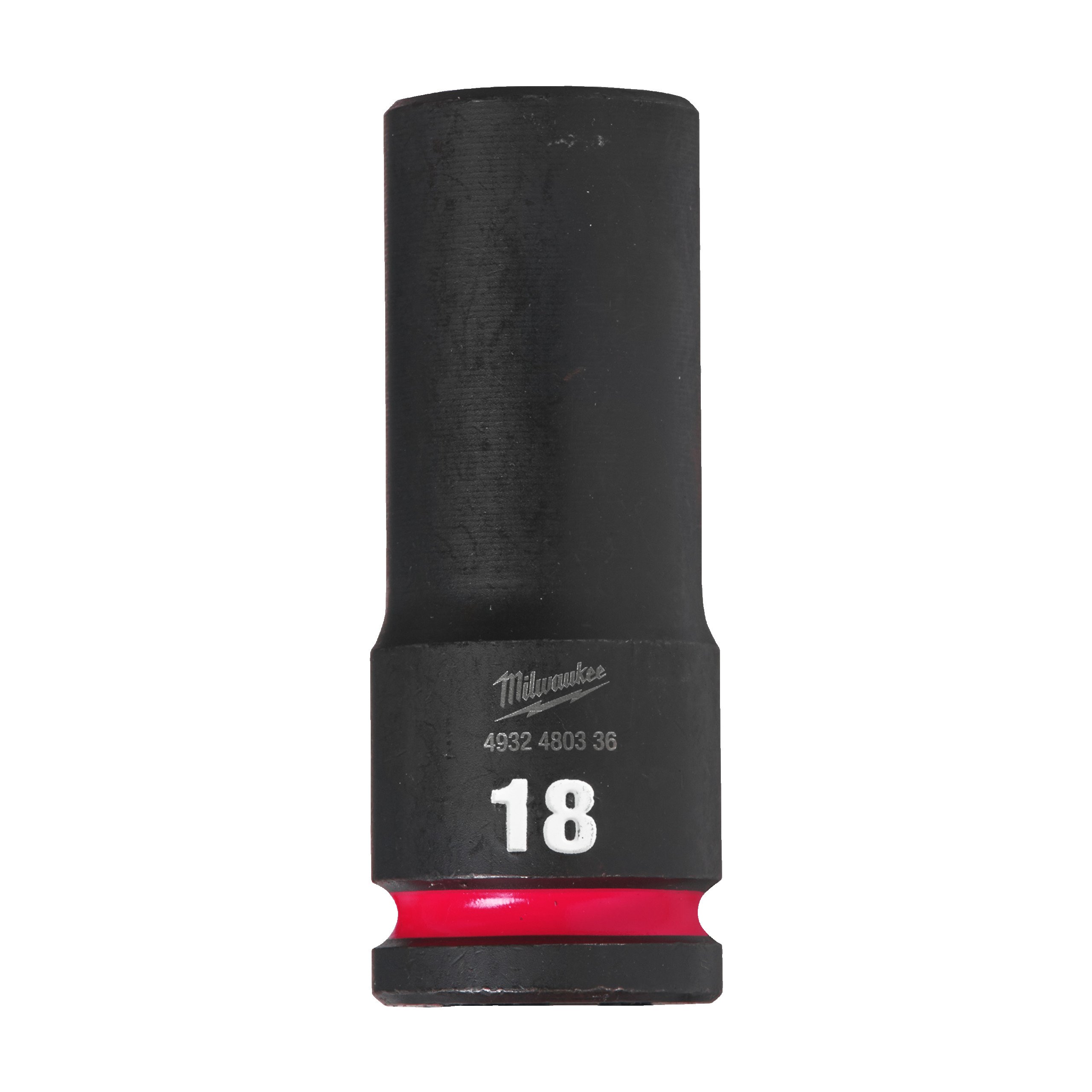 Milwaukee Accessoires SHOCKWAVE Krachtdop 1/2" lang 18 mm | 1 stuk - 4932480336