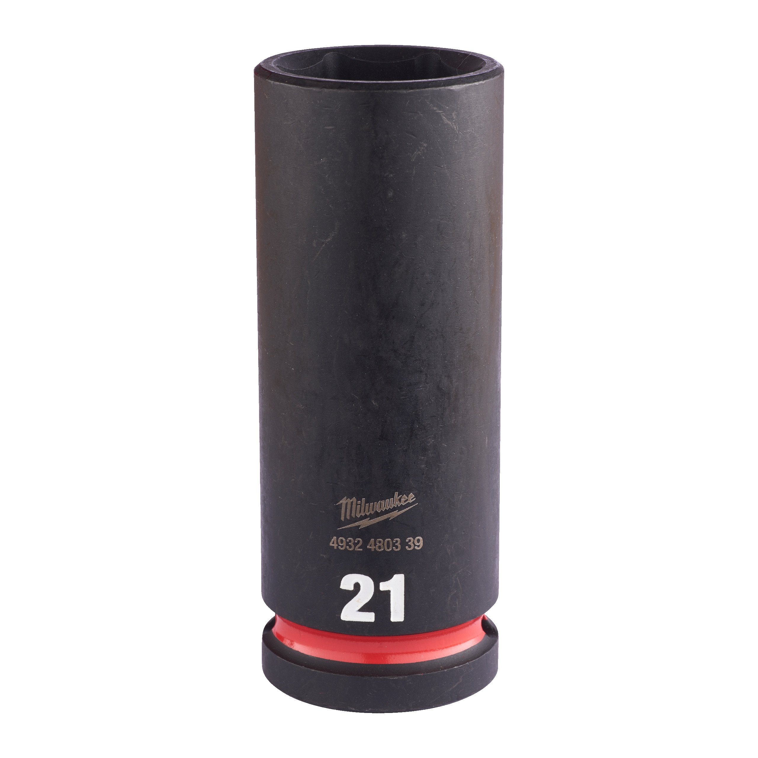 Milwaukee Accessoires SHOCKWAVE Krachtdop 1/2" lang 21 mm | 1 stuk - 4932480339