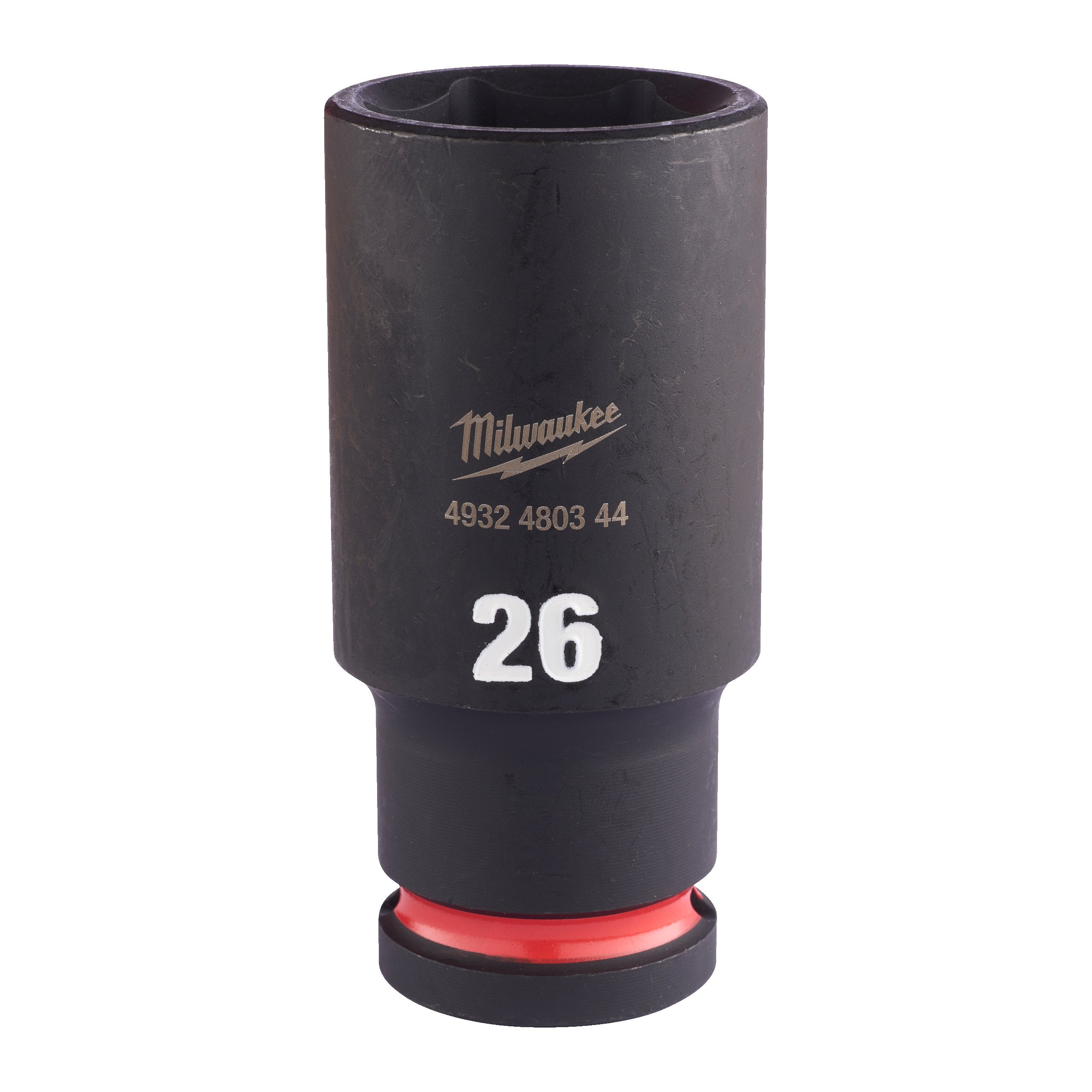 Milwaukee Accessoires SHOCKWAVE Krachtdop 1/2" lang 26 mm | 1 stuk - 4932480344