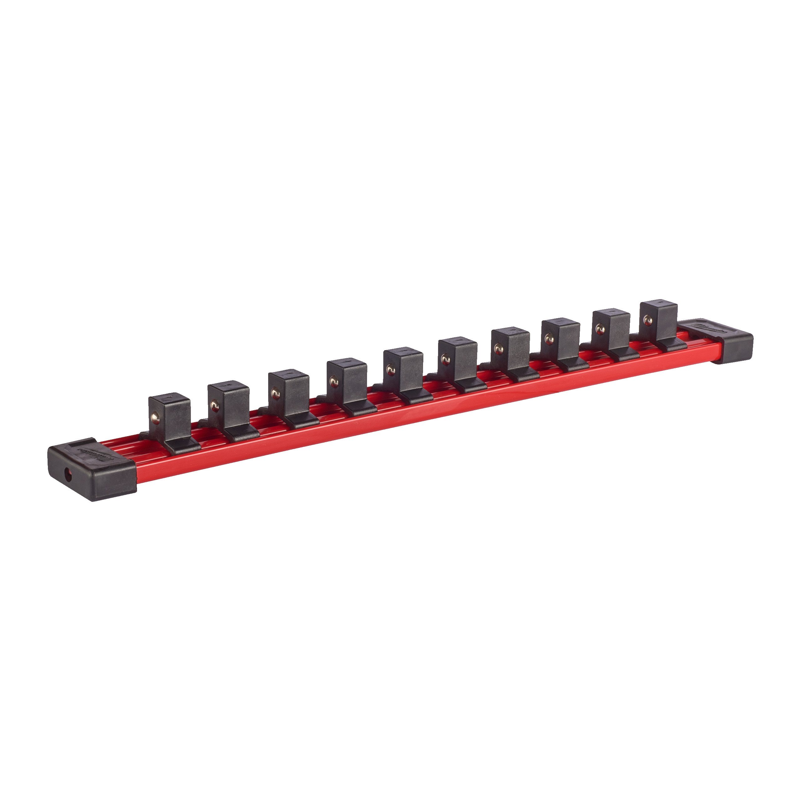 Milwaukee Accessoires Hex Doppen Rail met clips 1/2" 350 mm | 1 stuk - 4932480448