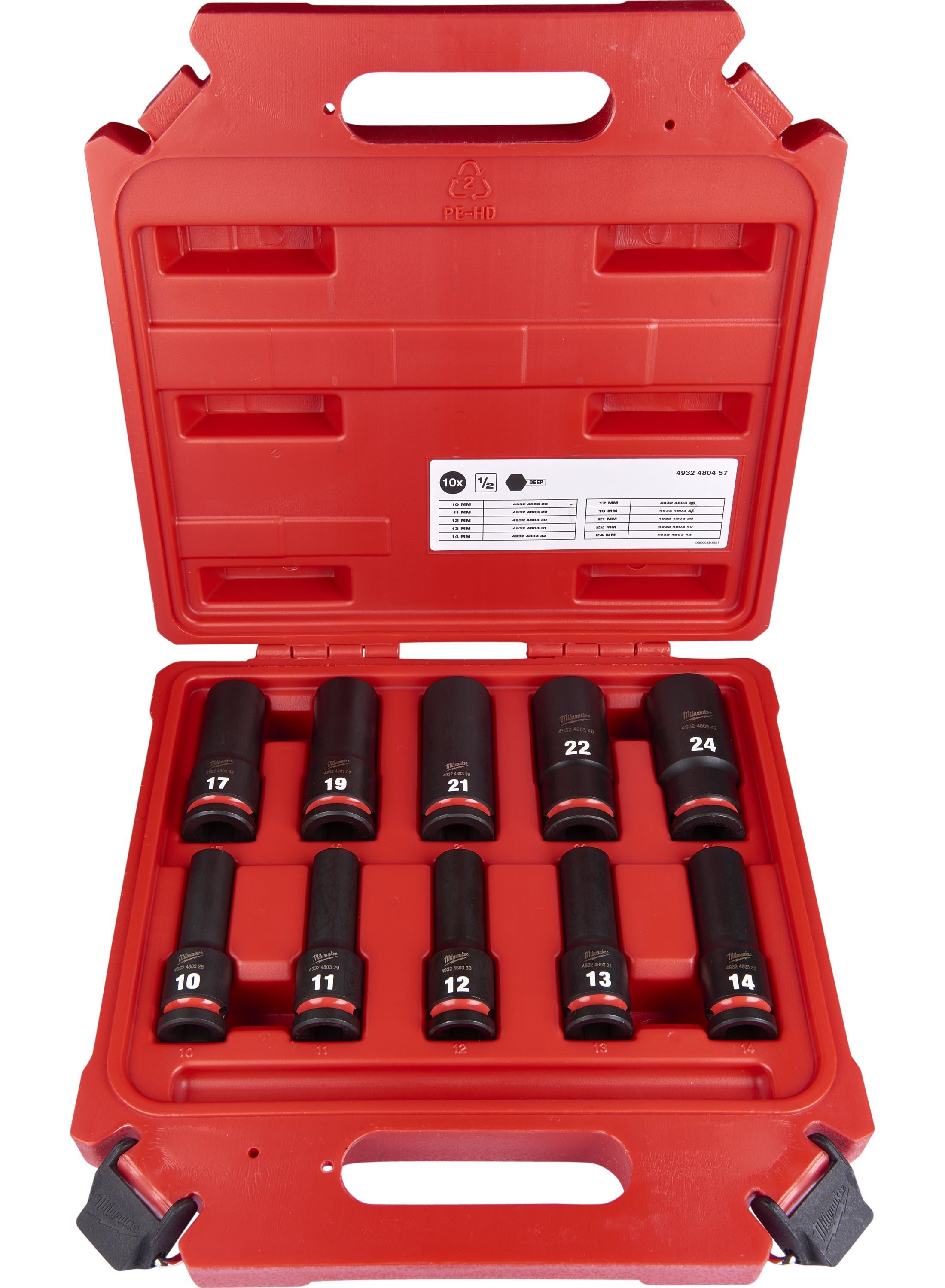 Milwaukee Accessoires Shockwave Doppenset | 10-delig - 4932480457