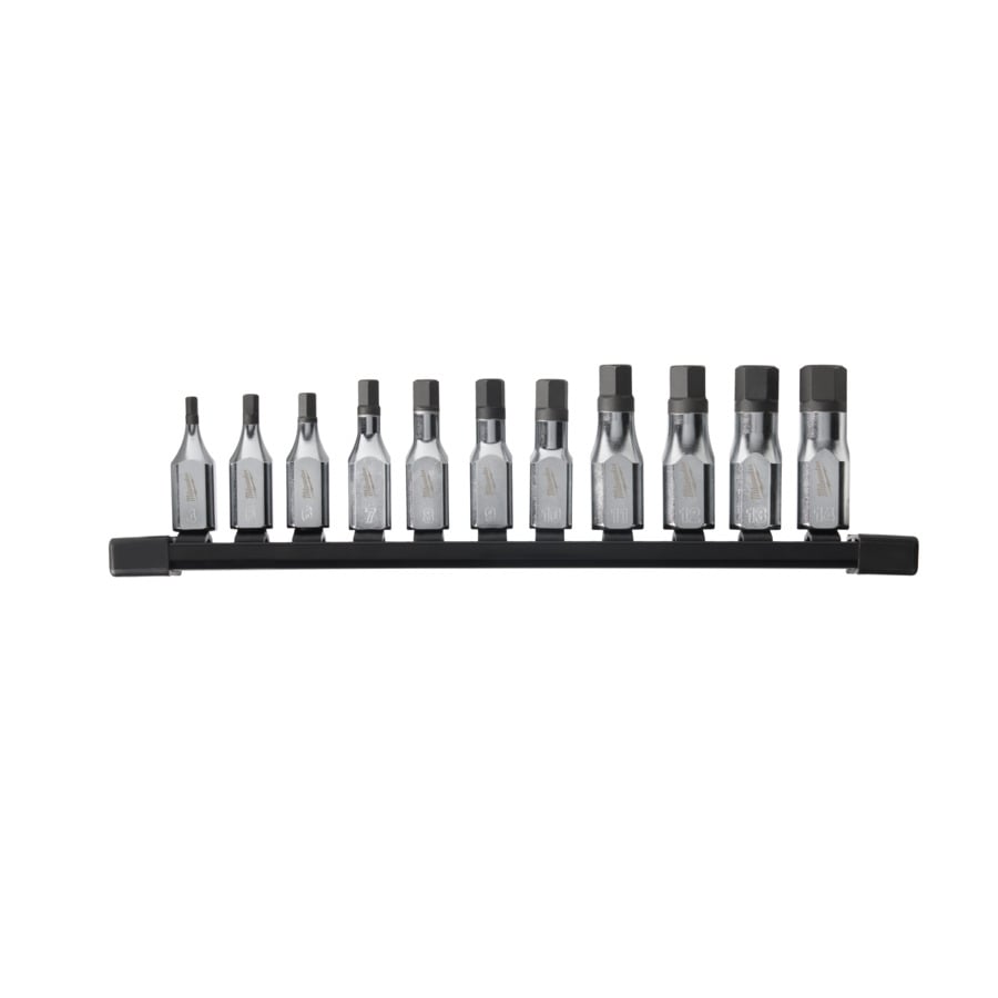 Milwaukee 3/8-rijige metrische inbusdopsleutelset (11-delig) - 4932480567