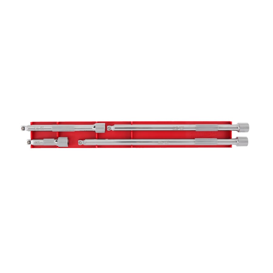 Milwaukee 1 4 verlengstukken voor dopsleutels draaibaar (4-delig) (51 mm 102 mm 152 mm 305 mm) 4932480640