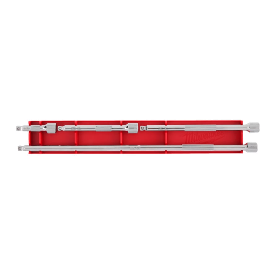 Milwaukee 3 8 verlengstukken voor dopsleutels draaibaar (4-delig) (76 mm 152 mm 254 mm 305 mm) 4932480641