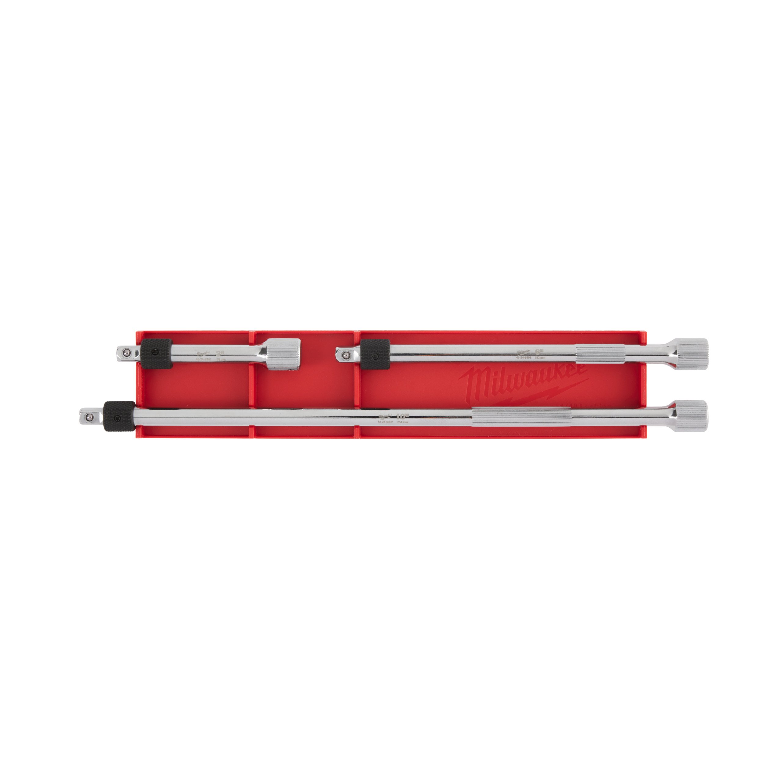 Milwaukee Aandrijving Vergrendeling | 1/4" | Verlengset | 3-delig - 4932480643