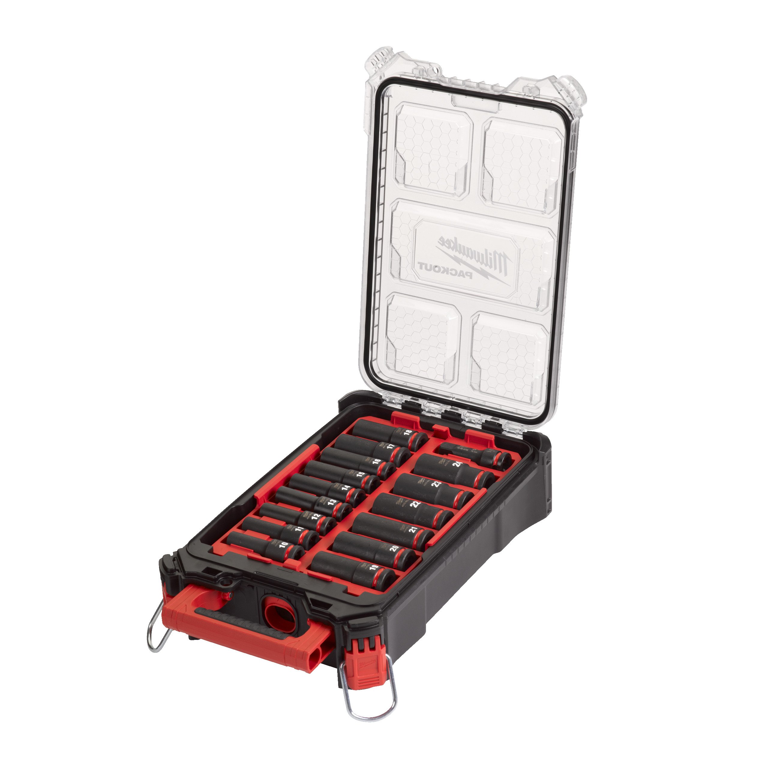 Milwaukee 1 2" Packout impact socket set 16 pc Doppenset PACKOUT™ SHOCKWAVE™ 1 2 lang (16-delig) 4932480943