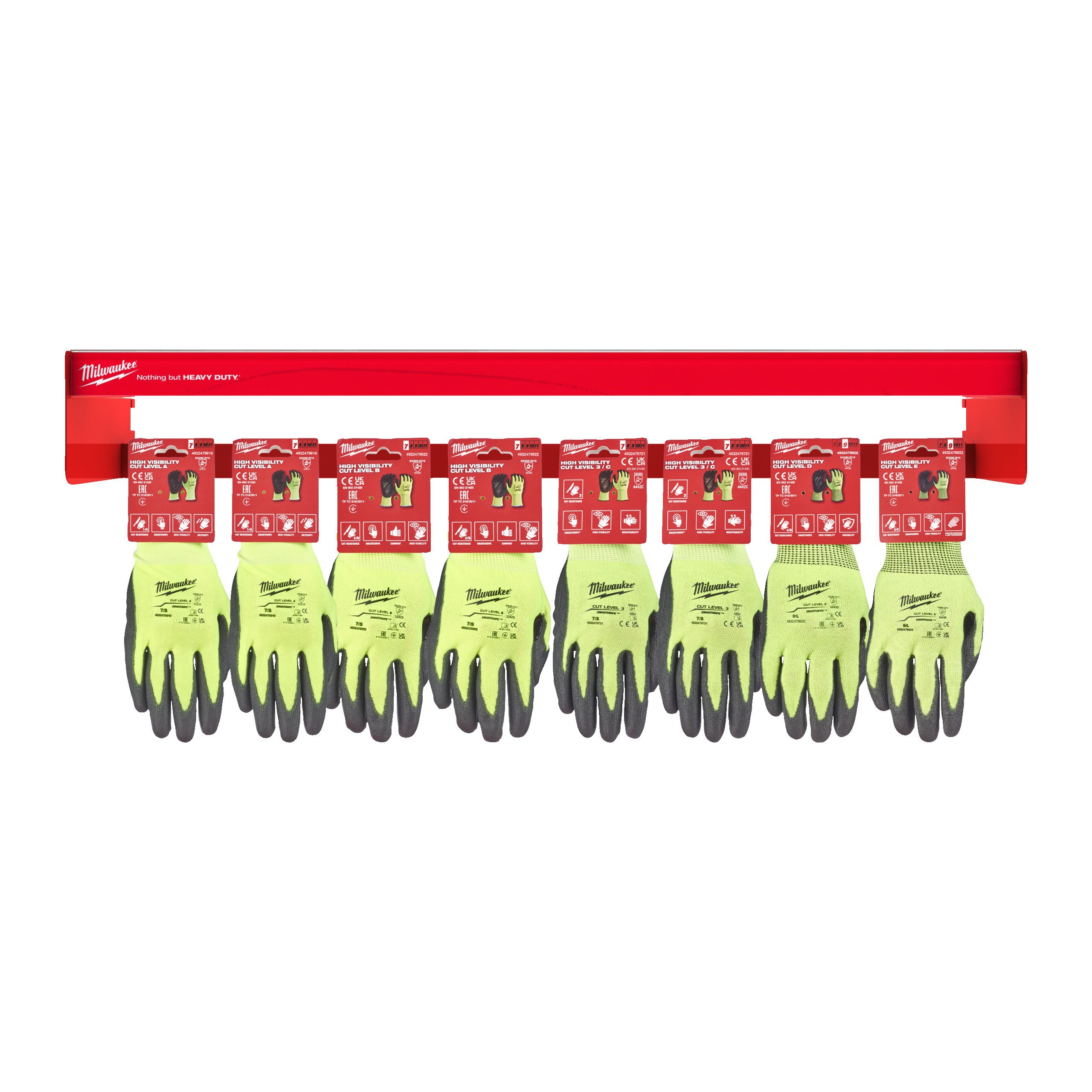 Milwaukee Handschoenen | Hi-Vis | Snij | 1m rij - 4932492118