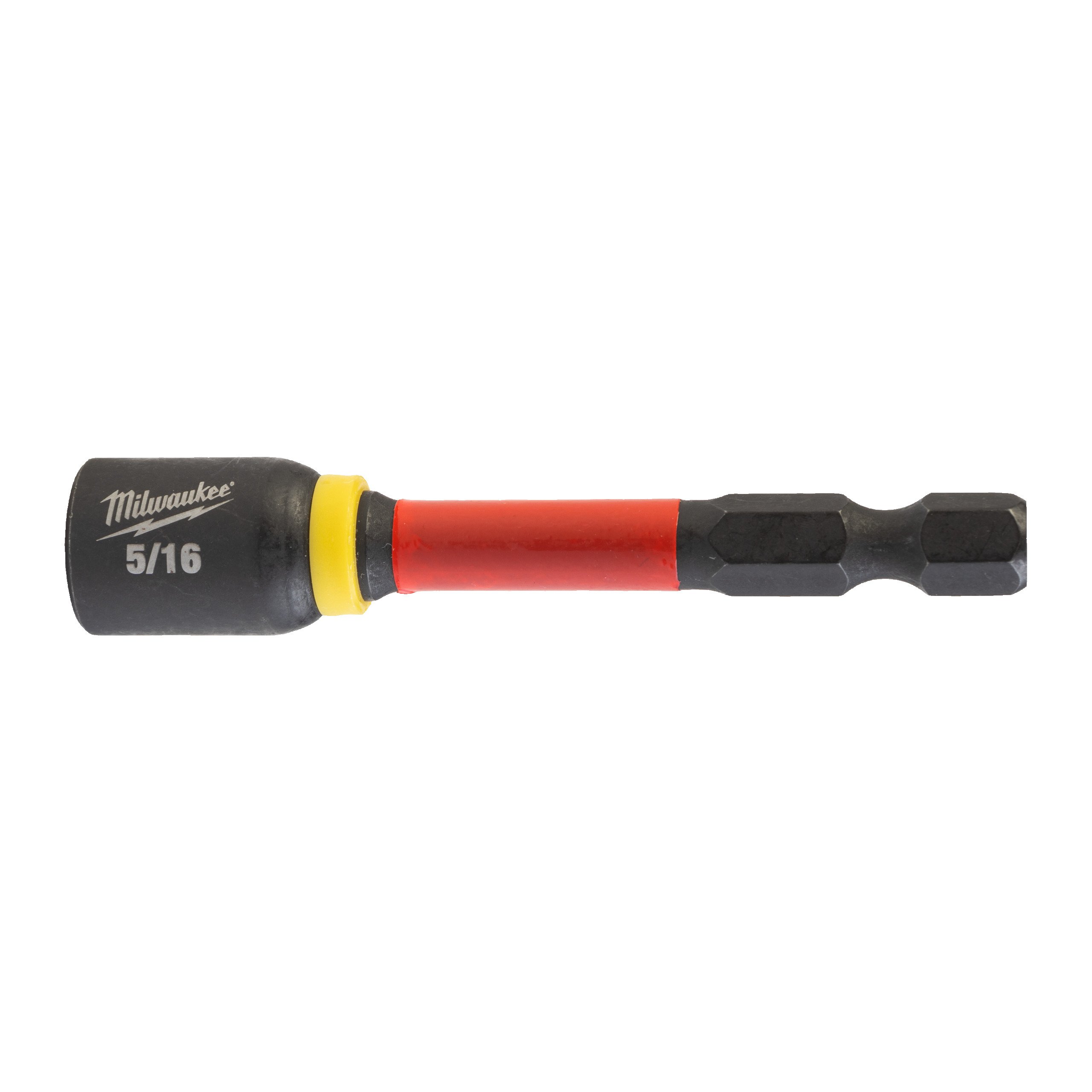 Milwaukee Nut Driver Mag ShW 5 16" x 65 mm 1 pc Dop SHOCKWAVE™ magnetisch Hex 1 4 5 6" x 65mm 4932492438