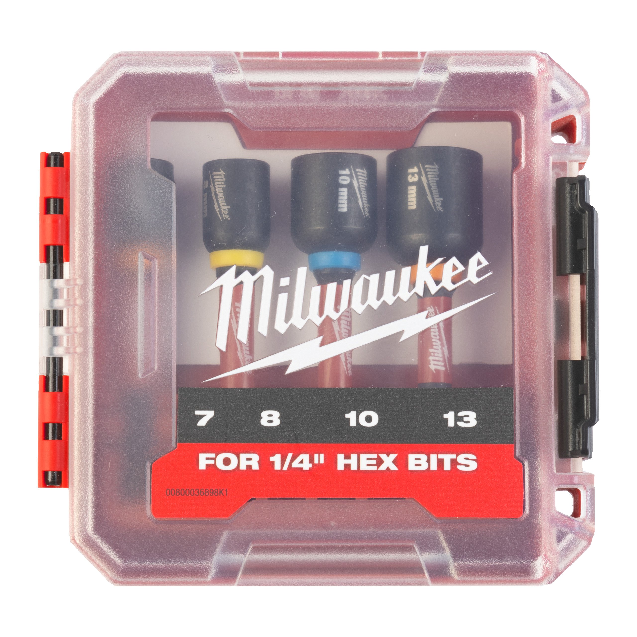 Milwaukee Accessoires 4 Piece Magnetic SHOCKWAVE™ Impact Duty Nut Driver Set - 4932492445