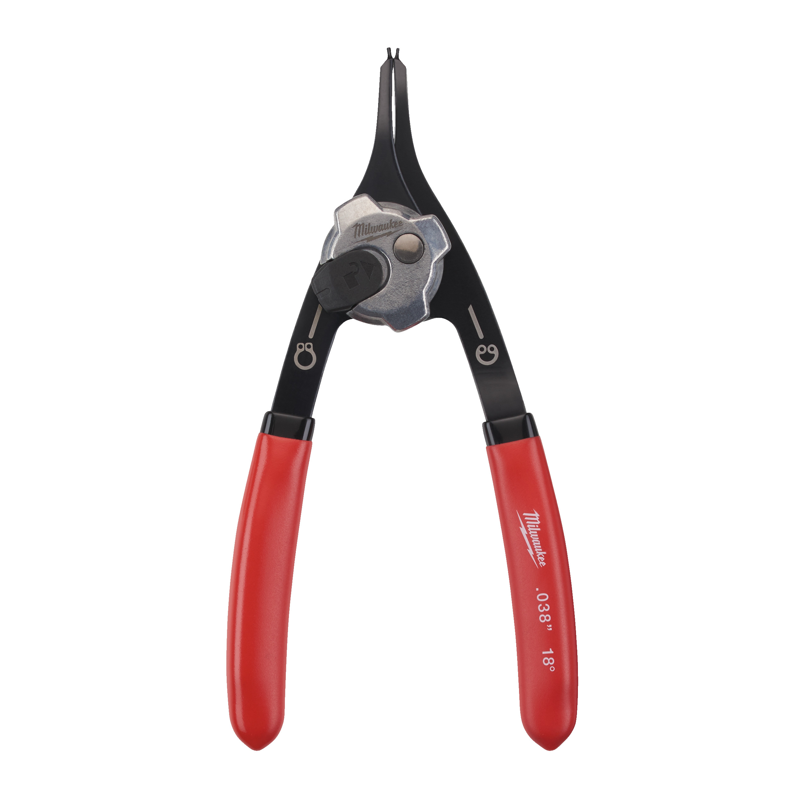 Milwaukee Small Circlip Plier Straight Borgveertang klein recht 0 9 mm punt 4932492487