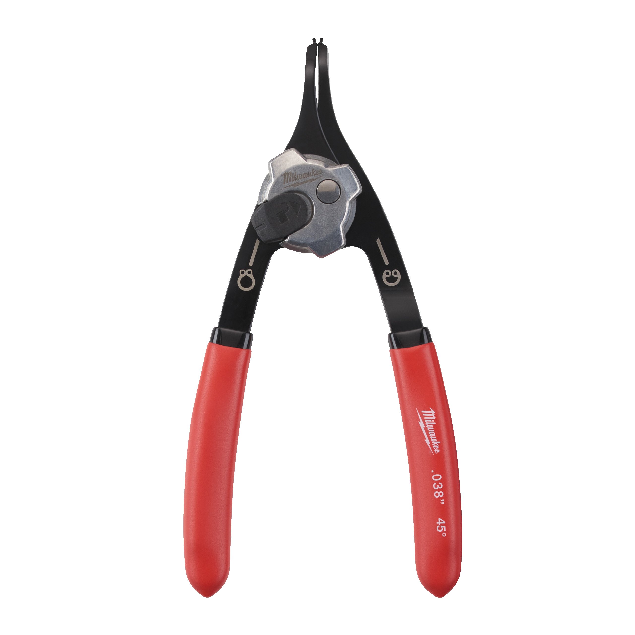 Milwaukee Small Circlip Plier 45° Borgveertang klein 45° 0 9 mm punt 4932492488