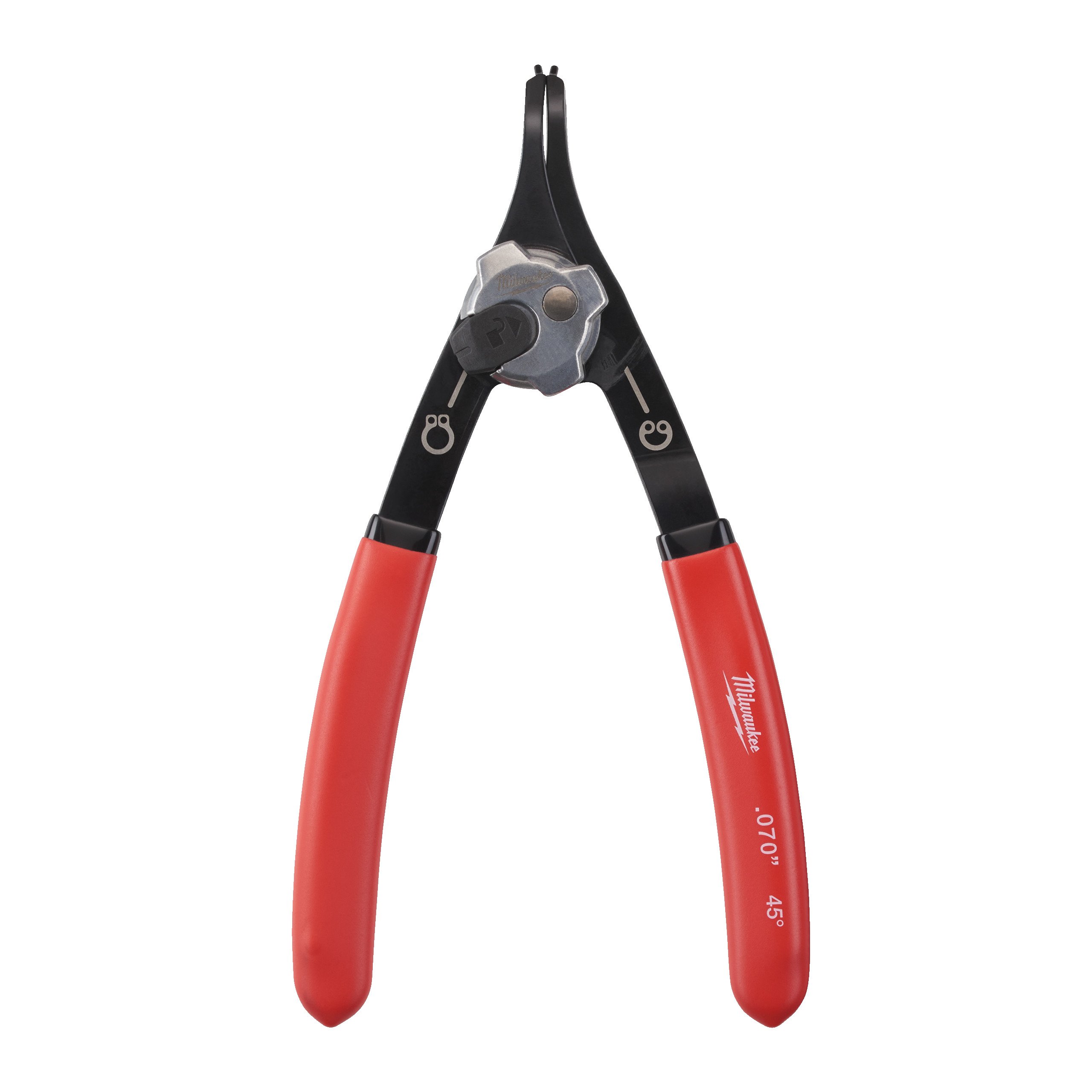 Milwaukee Large Circlip Plier 45° Borgveertang groot 45° 1 8 mm punt 4932492494