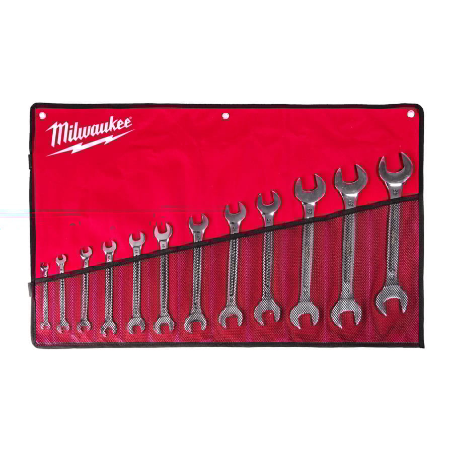 Milwaukee Dubbele steeksleutelset in etui | 12-delig - 4932492714