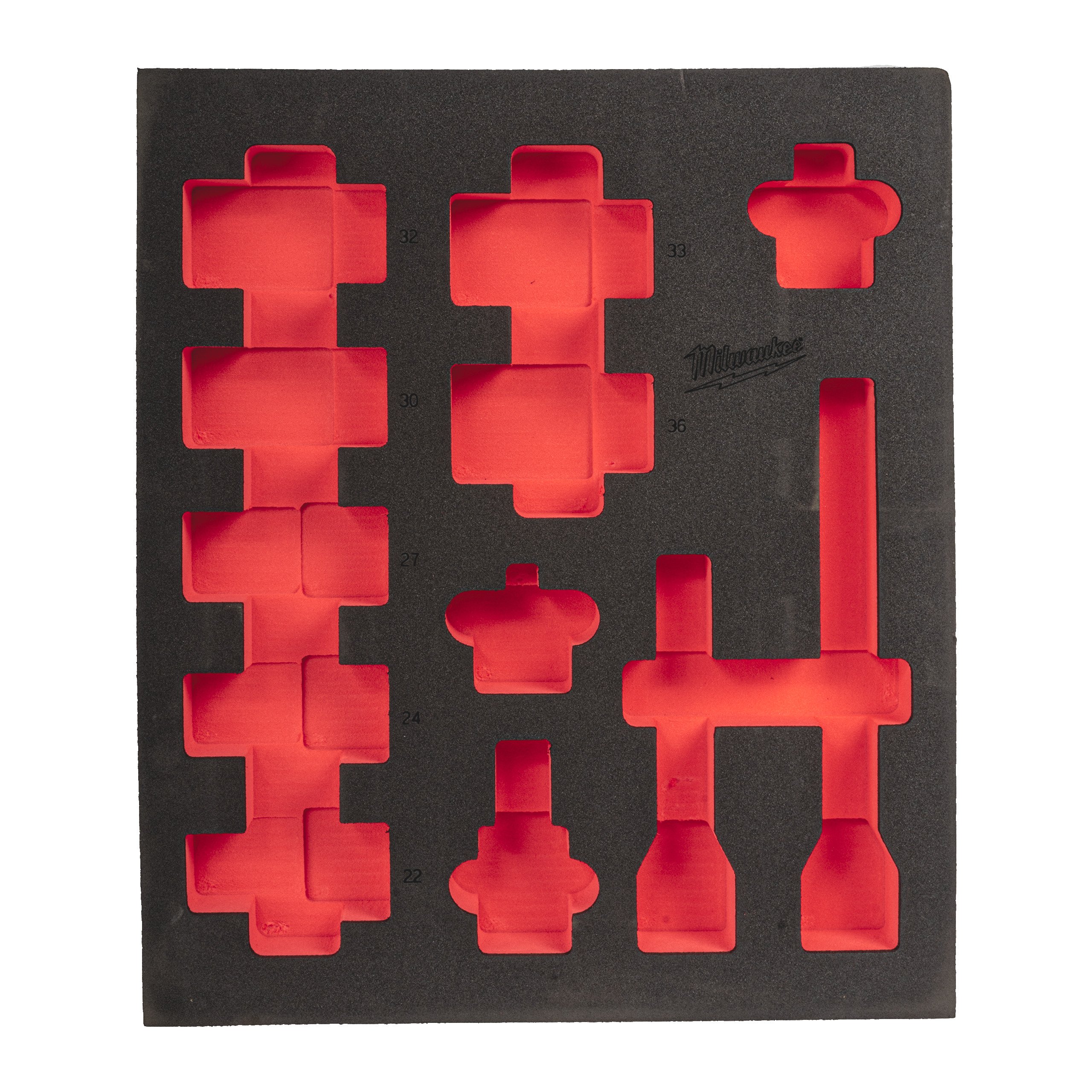 Milwaukee Doppenset | Foam inlay | 3/4" | 12-delig - 4932493398