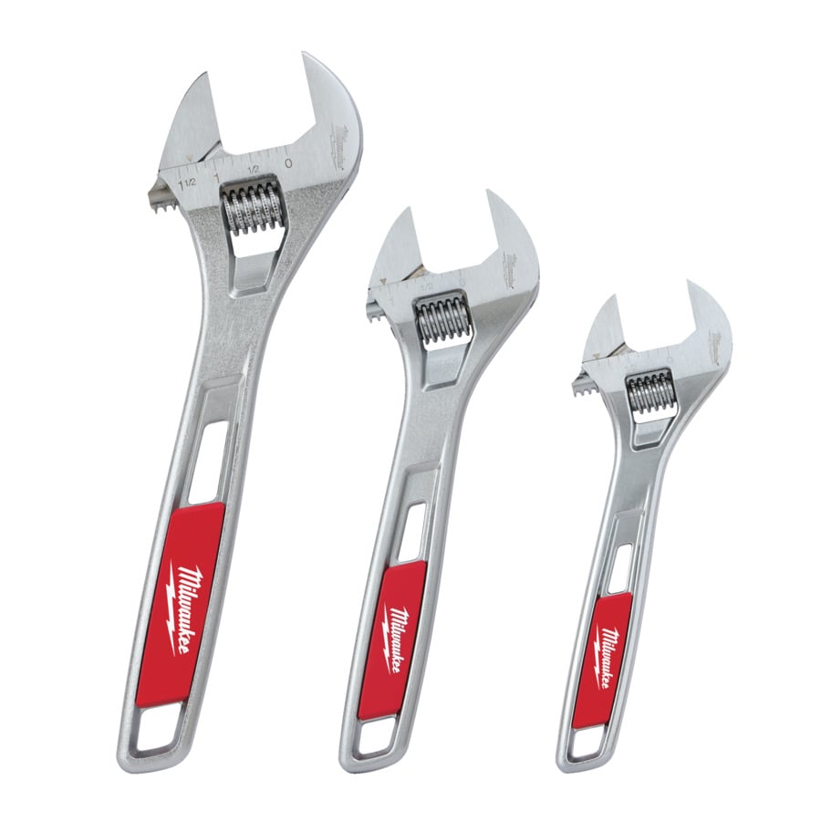 Milwaukee Verstelbare moersleutel Triple Pack | 3-delig | 150 200 250 mm 4932493414