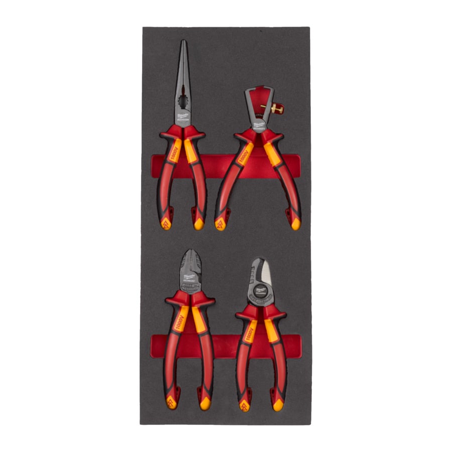Milwaukee Foam inlay VDE tangenset 2 | 4-delig 4932493460